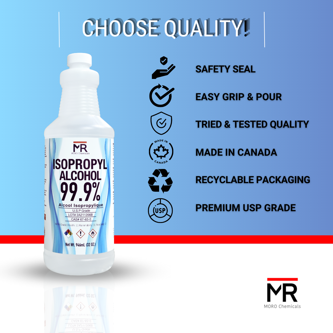 99.9% Isopropyl Alcohol USP Grade [1 Liter]