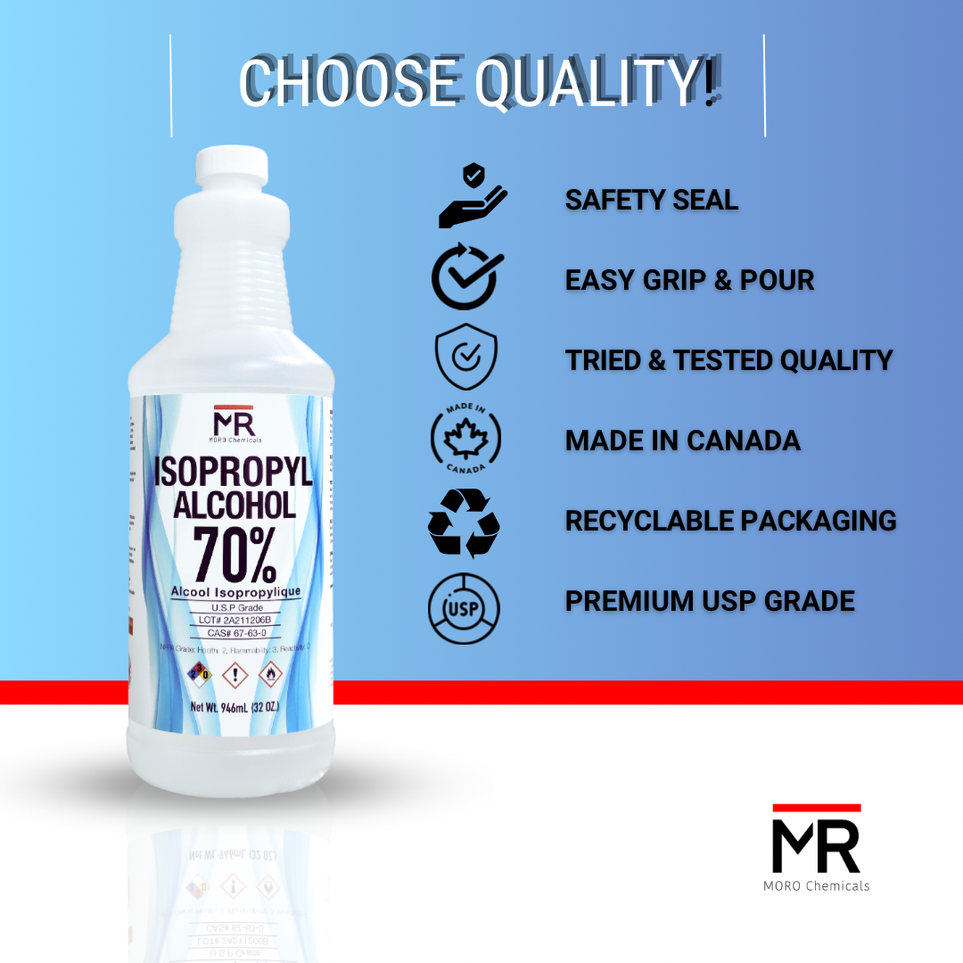 70% Isopropyl Alcohol USP Grade [1 Liter]