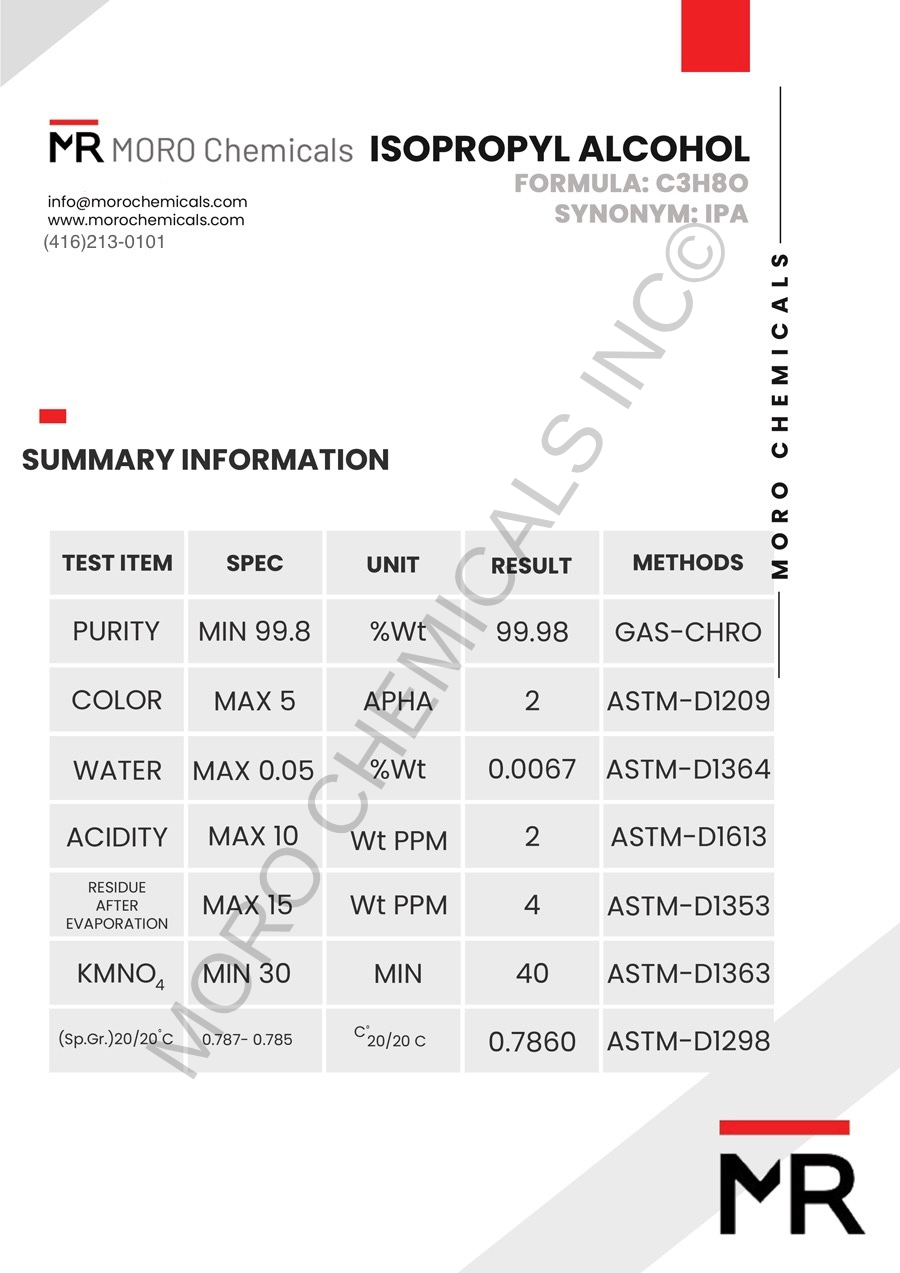 99.9% Isopropyl Alcohol USP Grade [4 Liters]