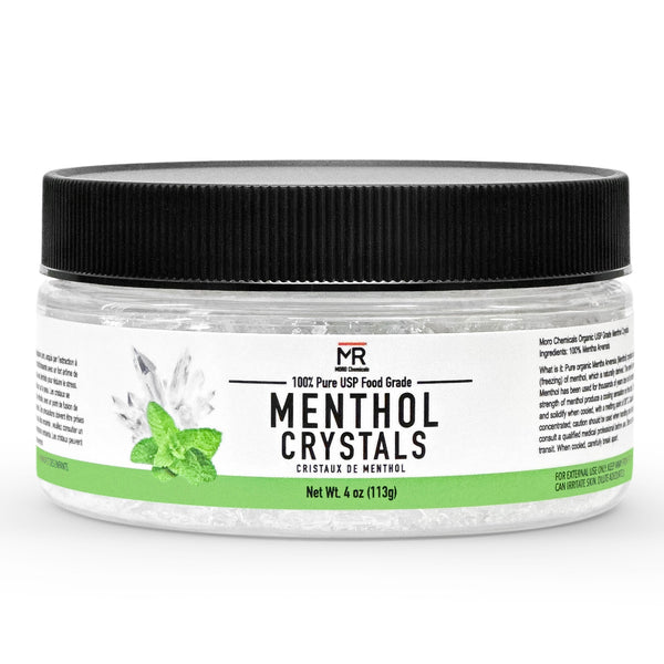 100% Pure Menthol Crystals [4oz] - Moro Chemicals