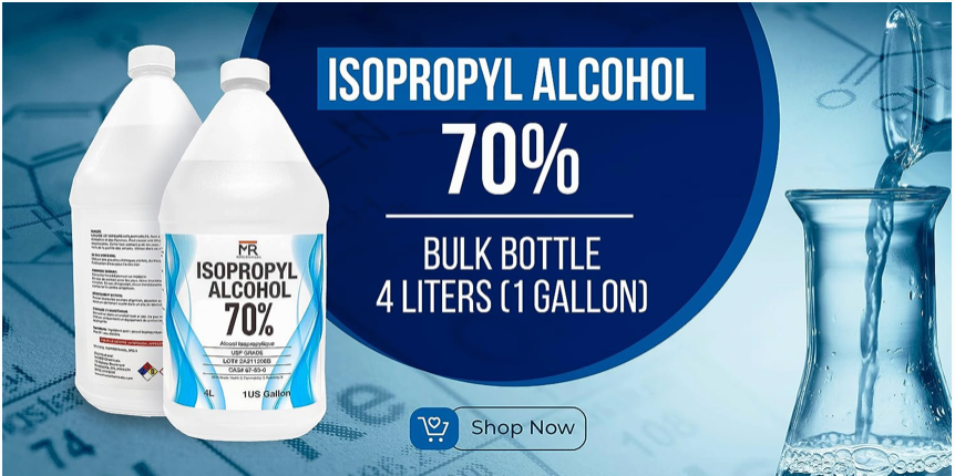 70% Isopropyl Alcohol USP Grade [4 Liter]
