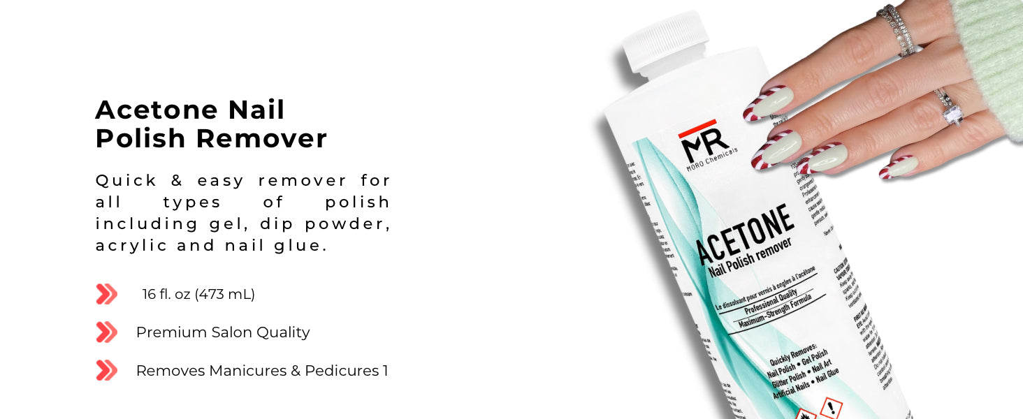 Acetone Nail Polish Remover [500mL]